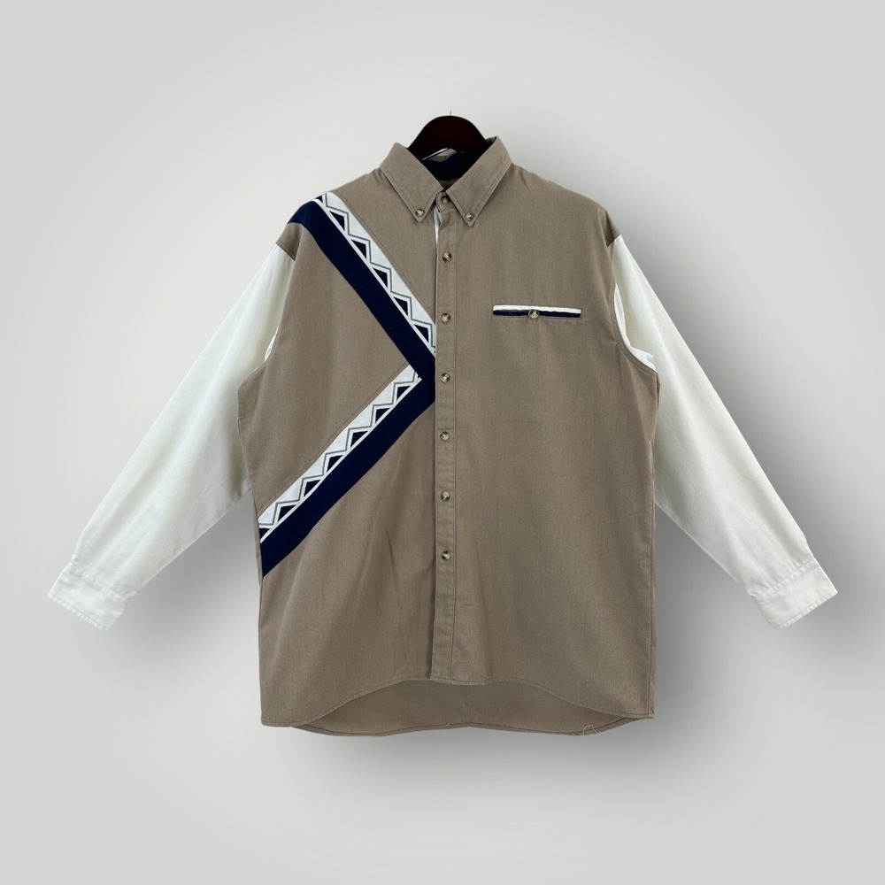 Spindle‎ River VTG 90's Heavyweight Western Shirt Long Sleeve Mens Size XL